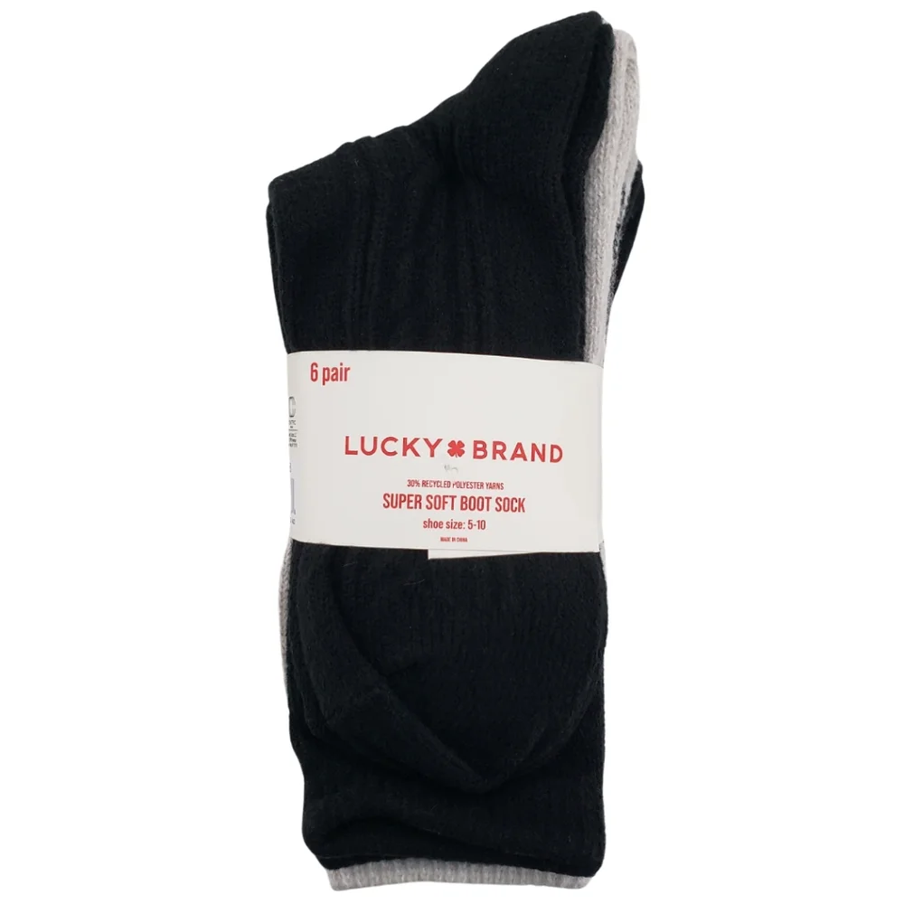 Lucky Brand Women's Super Soft Boot Socks NWT!